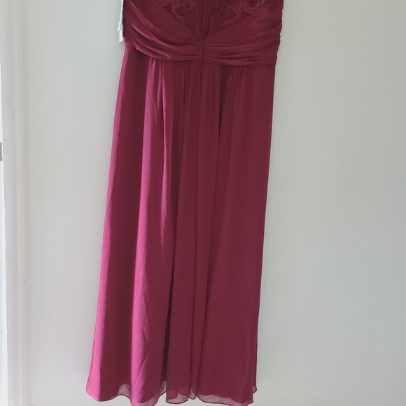 NWT HAYLEY PAIGE occasions burgundy maxi dress - Picture 9 of 14